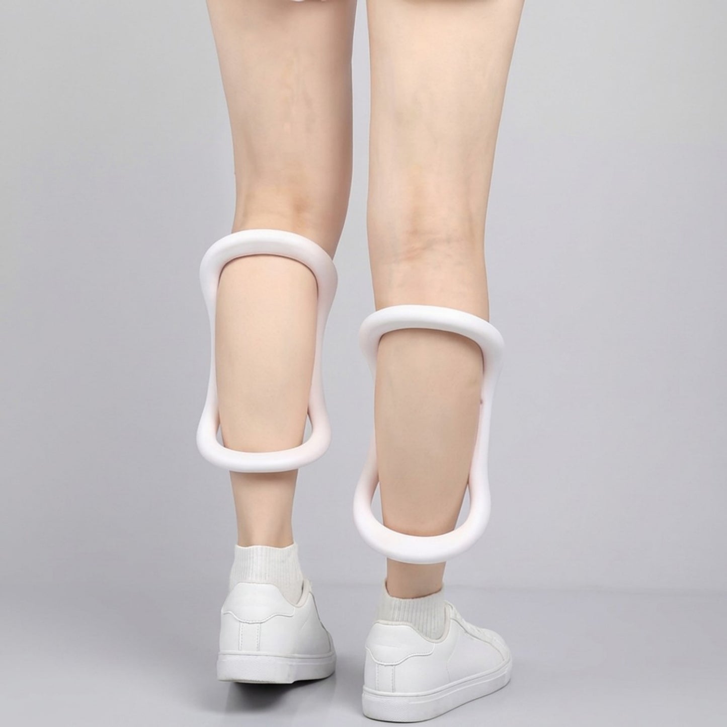Silicone Leg Massage Tool 2 Pack Curved Arc Design Flexible Calf and Leg Support Accessories 7.7x4.1in