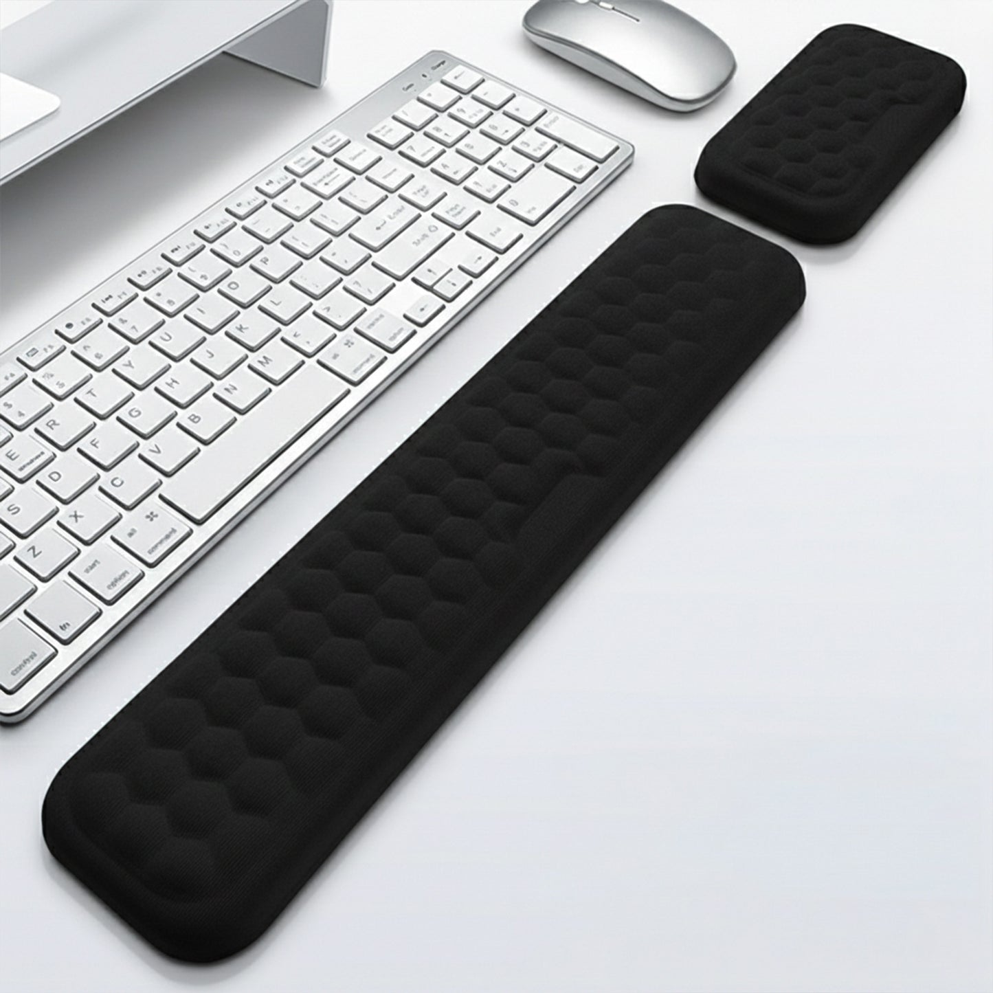 Keyboard Wrist Rest and Mouse Wrist Rest Set Ergonomic Memory Foam Support