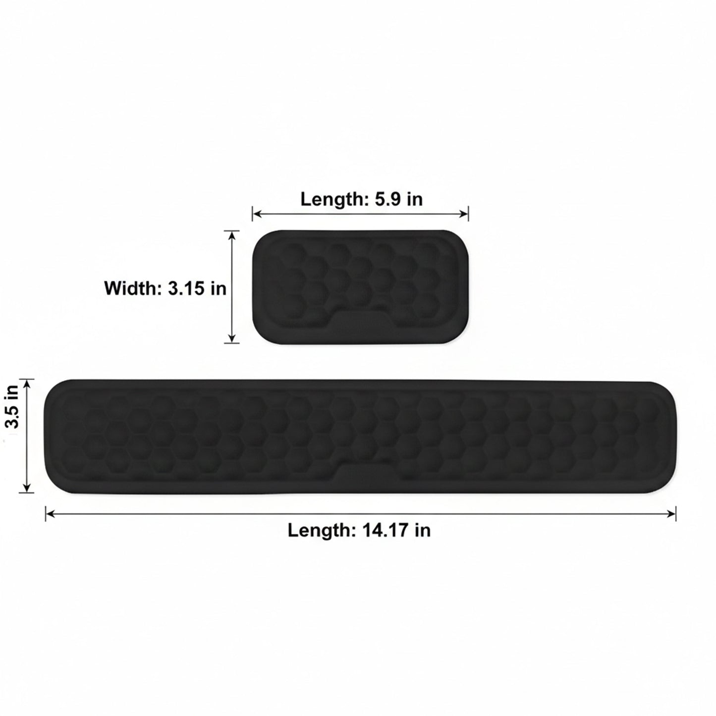 Keyboard Wrist Rest and Mouse Wrist Rest Set Ergonomic Memory Foam Support