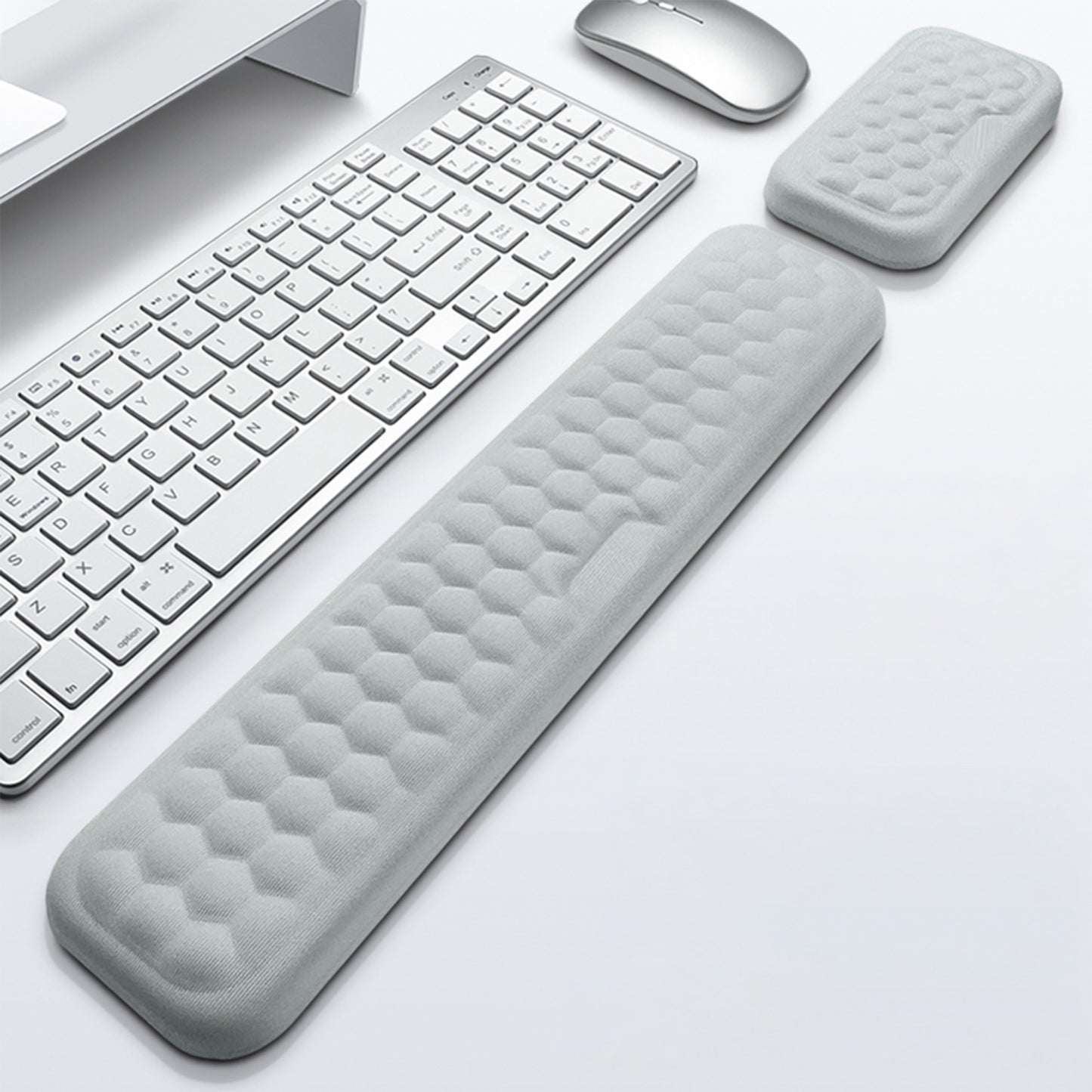 Keyboard Wrist Rest and Mouse Wrist Rest Set Ergonomic Memory Foam Support