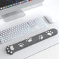 Soft Fabric Keyboard Wrist Rest with Ergonomic Cushion Support