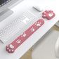 Soft Fabric Keyboard Wrist Rest with Ergonomic Cushion Support