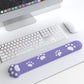 Soft Fabric Keyboard Wrist Rest with Ergonomic Cushion Support