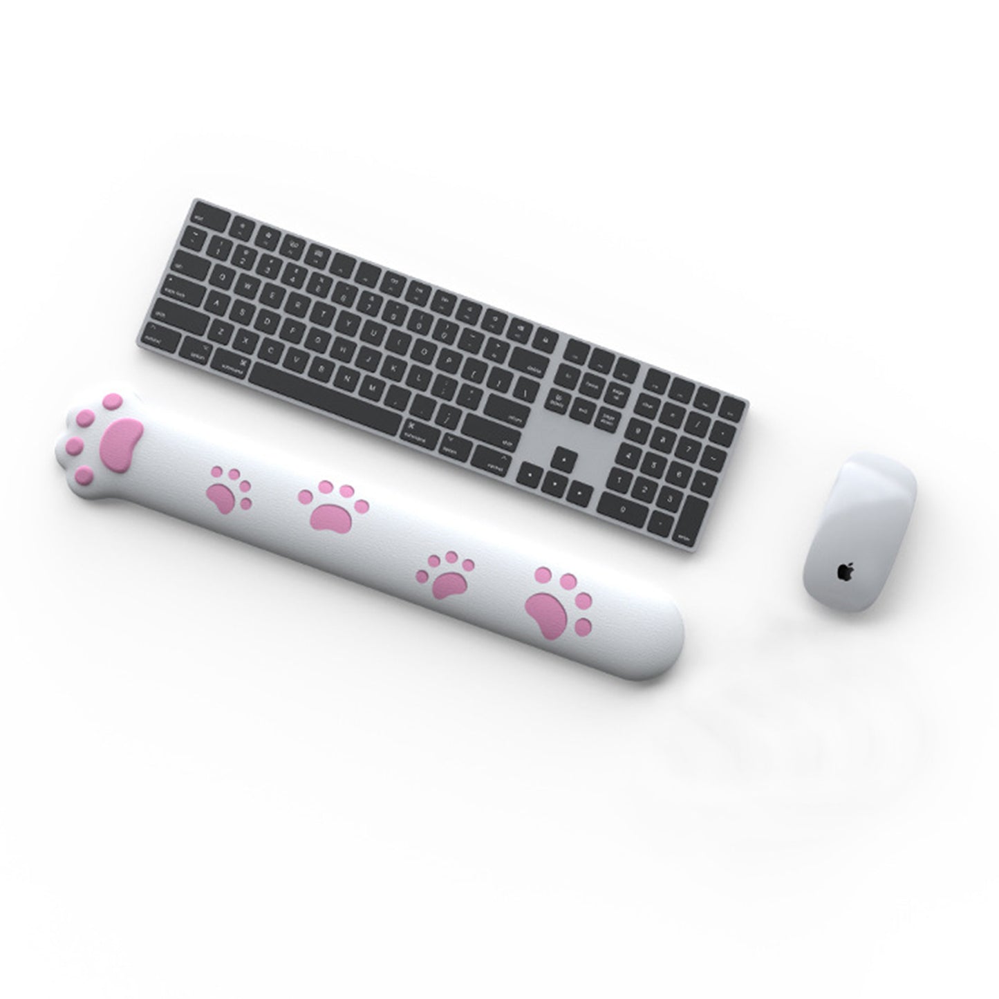 Soft Fabric Keyboard Wrist Rest with Ergonomic Cushion Support
