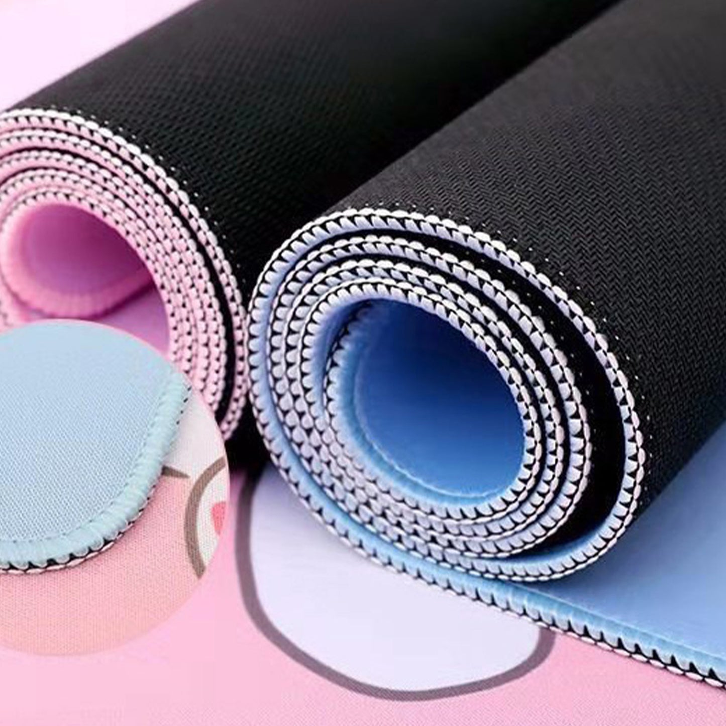Large Fabric Desk Mouse Pad with Smooth Surface and Non Slip Base
