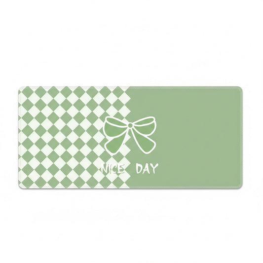 Large Fabric Desk Mouse Pad with Smooth Surface and Non Slip Base