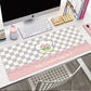 Large Fabric Desk Mouse Pad with Smooth Surface and Non Slip Base