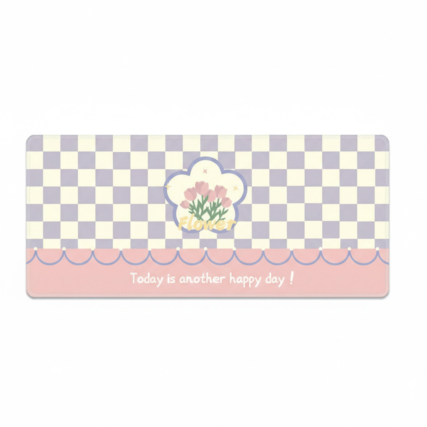 Large Fabric Desk Mouse Pad with Smooth Surface and Non Slip Base