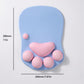 Soft Cloth Surface Mouse Pad with Cushioned Wrist Support and Non Slip Base