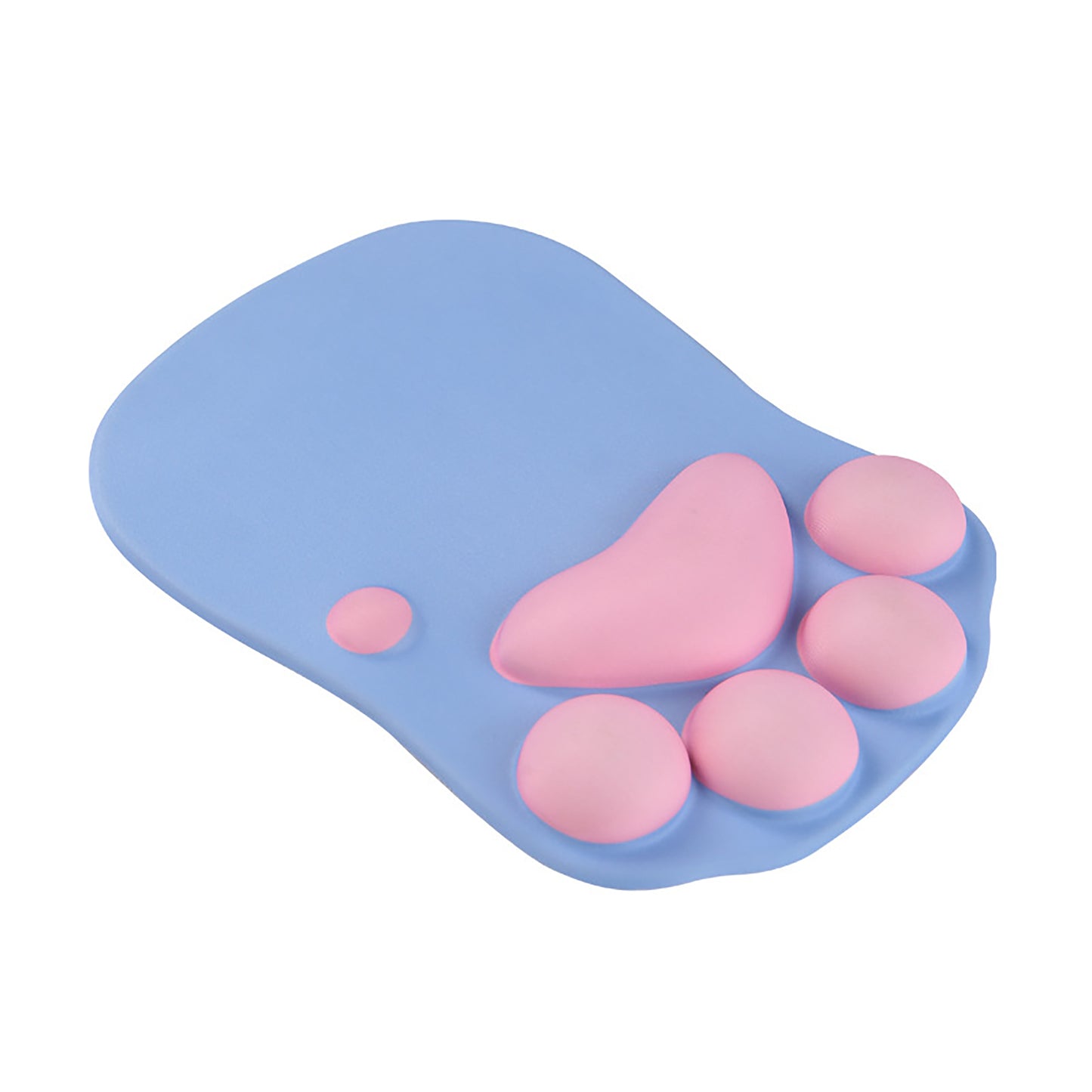 Soft Cloth Surface Mouse Pad with Cushioned Wrist Support and Non Slip Base