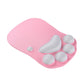 Soft Cloth Surface Mouse Pad with Cushioned Wrist Support and Non Slip Base