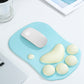 Soft Cloth Surface Mouse Pad with Cushioned Wrist Support and Non Slip Base