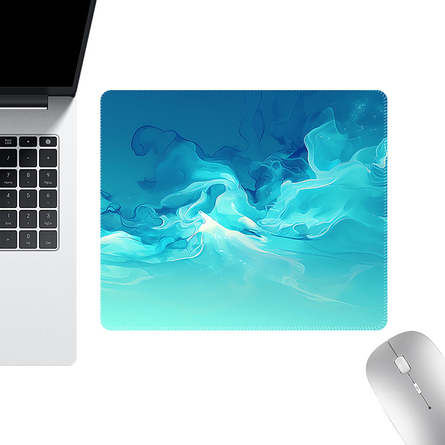 Fabric Surface Mouse Pad with Non Slip Base Smooth Tracking Desk Accessory