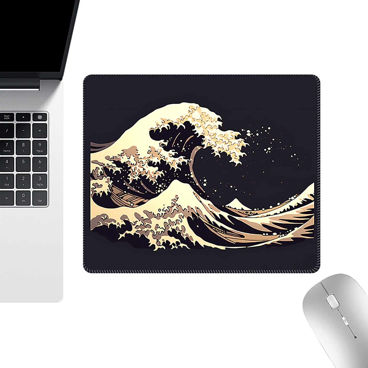 Mouse Pad with Anti Slip Base High Precision Tracking for Office Work Gaming and Home Desks