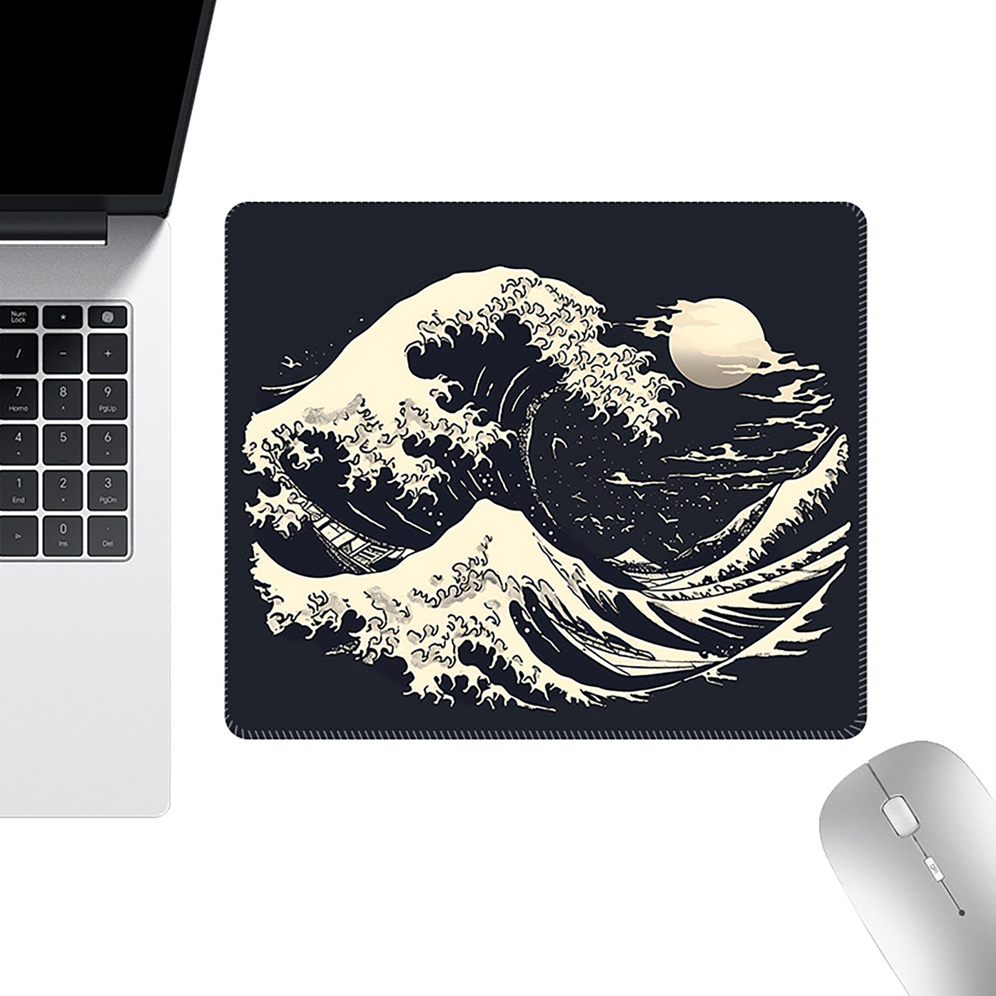 Mouse Pad with Anti Slip Base High Precision Tracking for Office Work Gaming and Home Desks