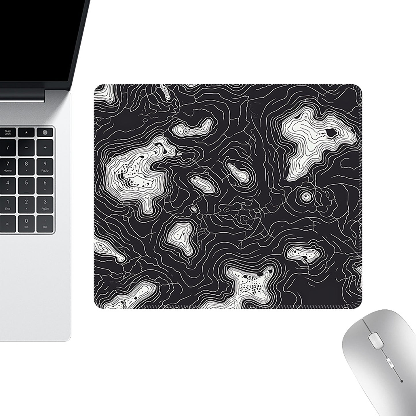 Mouse Pad with Anti Slip Base High Precision Tracking for Office Work Gaming and Home Desks