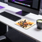Mouse Pad with Non Slip Rubber Base and Decorative Botanical Design