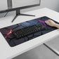 Extended Gaming Mouse Pad with Smooth Tracking Surface Non Slip Rubber Base