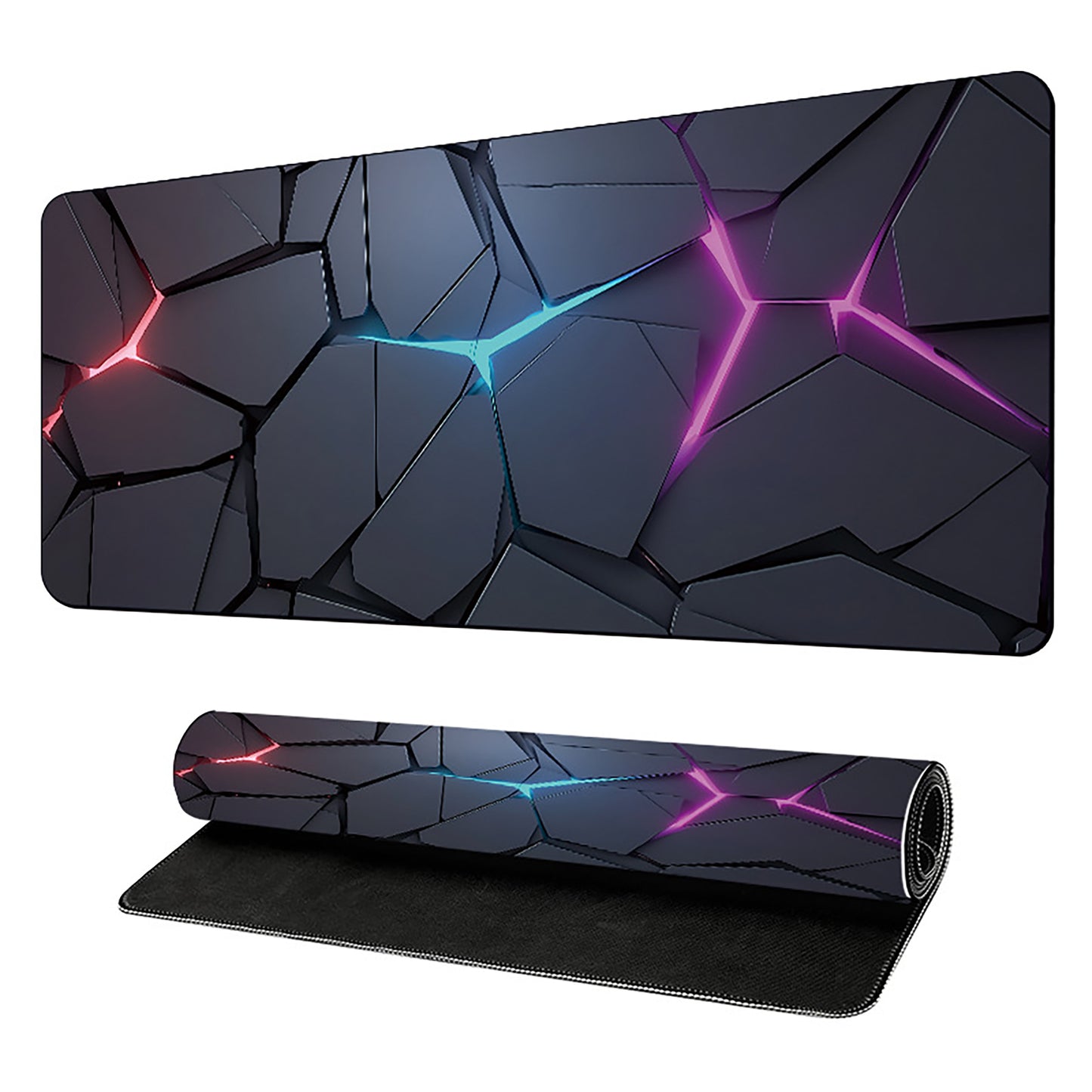 Extended Gaming Mouse Pad with Smooth Tracking Surface Non Slip Rubber Base