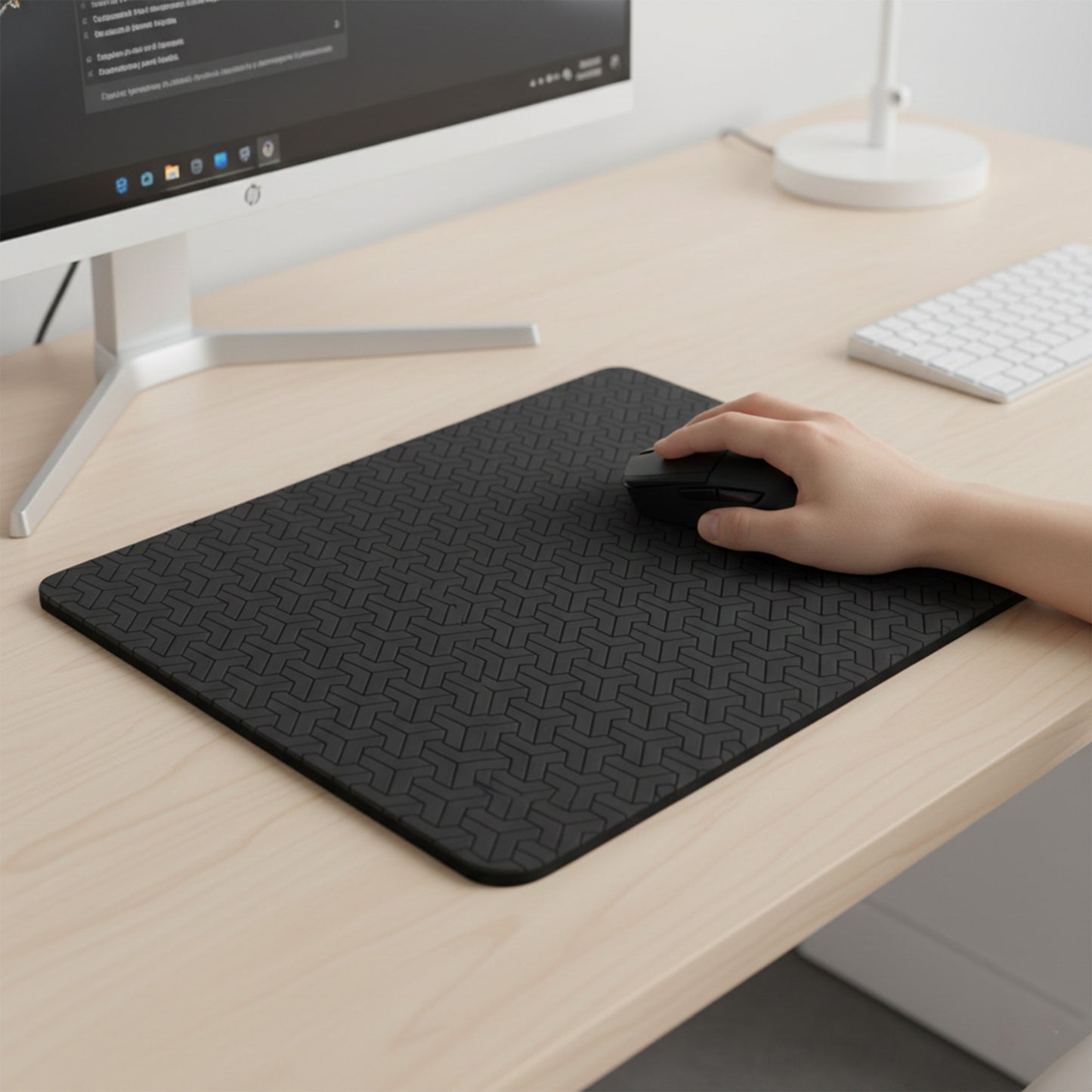 Office Work Gaming Mouse Pad with Non Slip Rubber Base