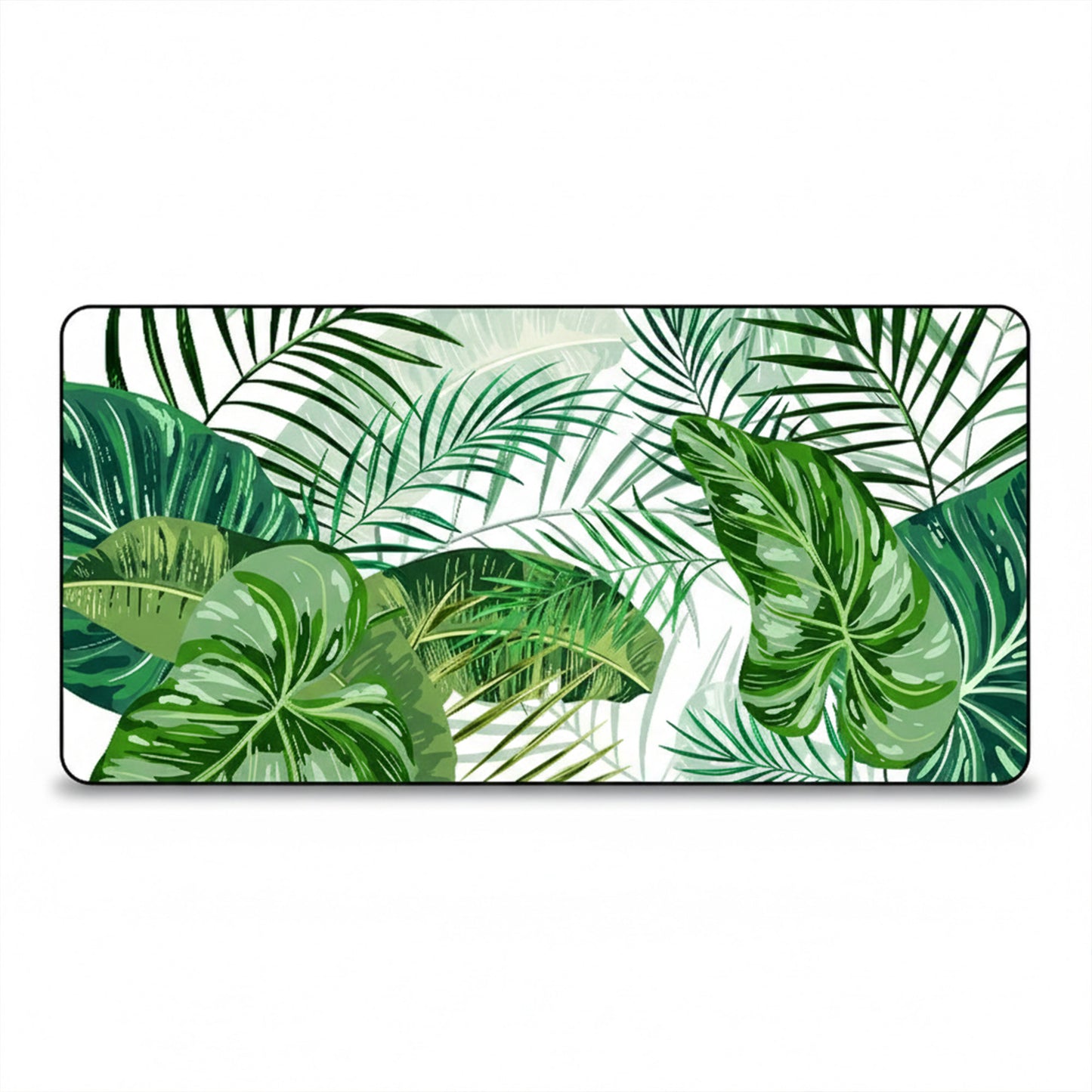 Extended Gaming Mouse Pad with Non Slip Rubber Base Stitched Edges and Smooth Precision Surface