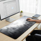 Extended Gaming Mouse Pad with Non Slip Rubber Base Stitched Edges and Smooth Precision Surface