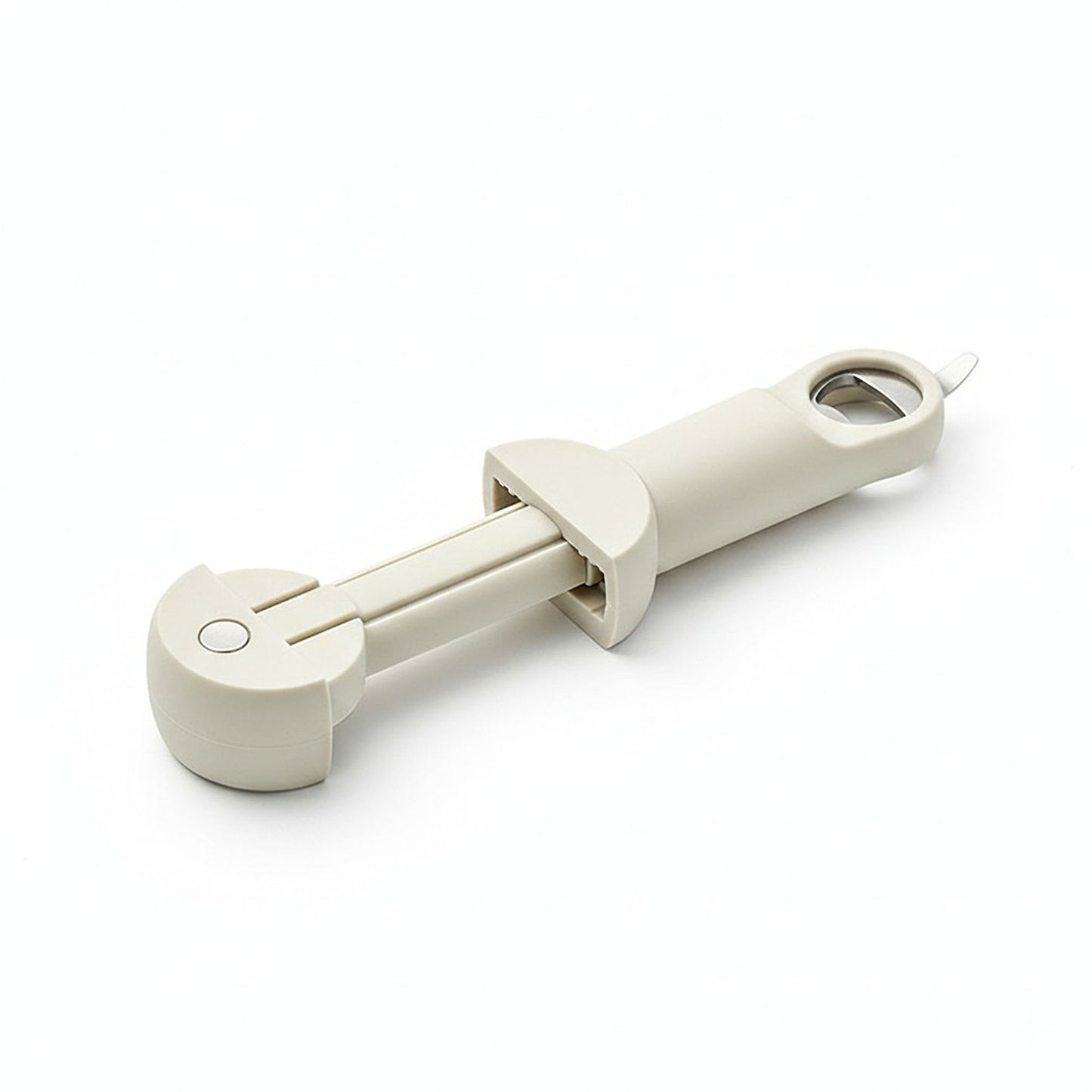 Adjustable Manual Jar Opener with Long Handle for Tight Lids and Sealed Jars