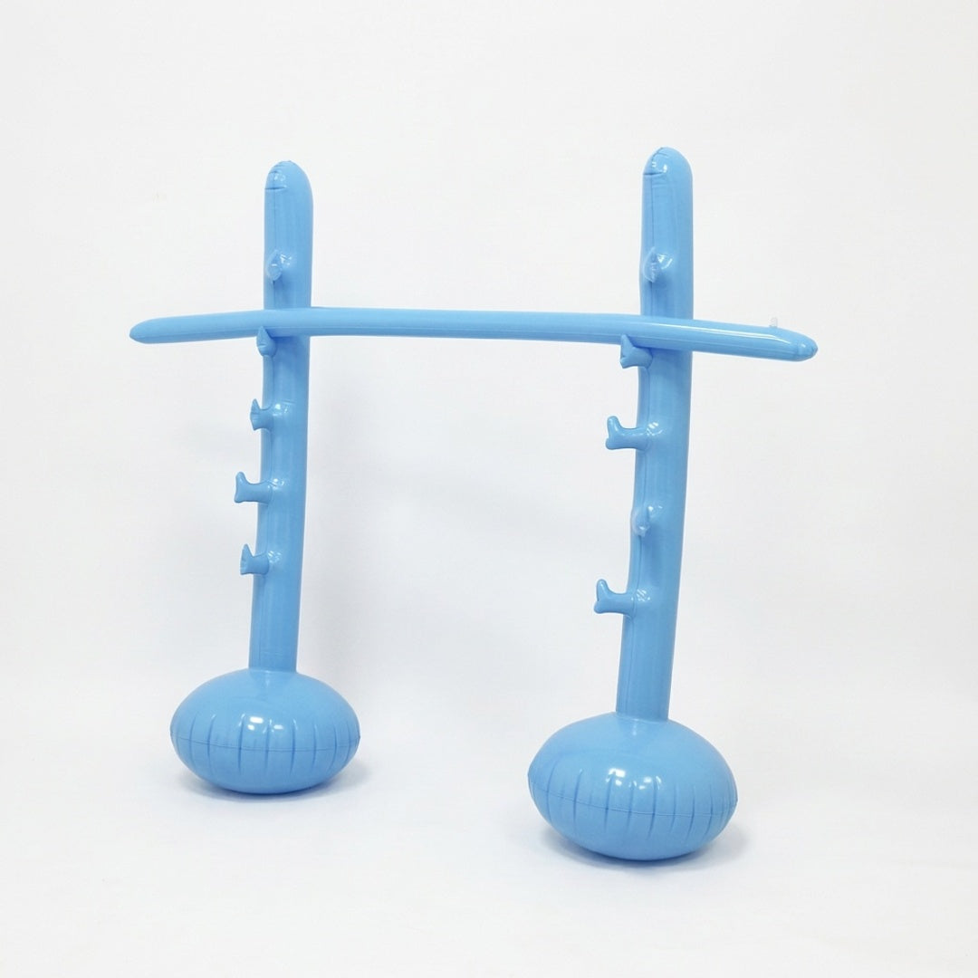 Portable Inflatable Limbo Game Set for Kids Backyard Party Jump Bar PVC Outdoor Lawn Family Game