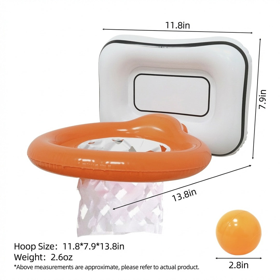 Inflatable Head Basketball Hoop Toss Game Kids Party Interactive Throw Game Family Fun Toy