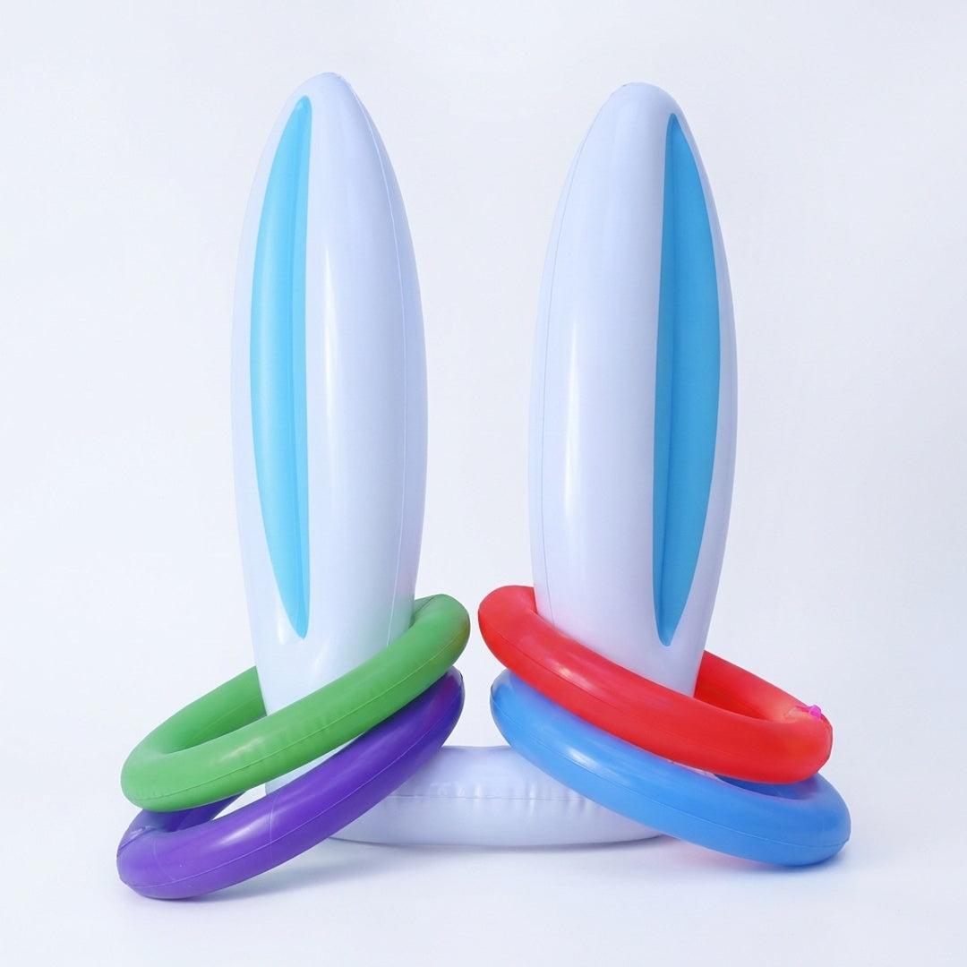 Easter Bunny Ears Ring Toss Game Inflatable Party Toss Game Kids Outdoor Family Holiday Game