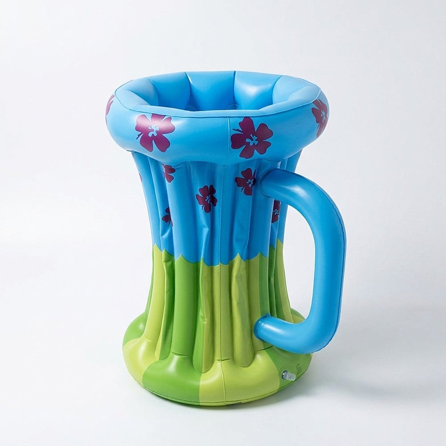 Inflatable Beer Mug Drink Cooler Ice Bucket Pool Party Beverage Cooler Floating Drink Holder