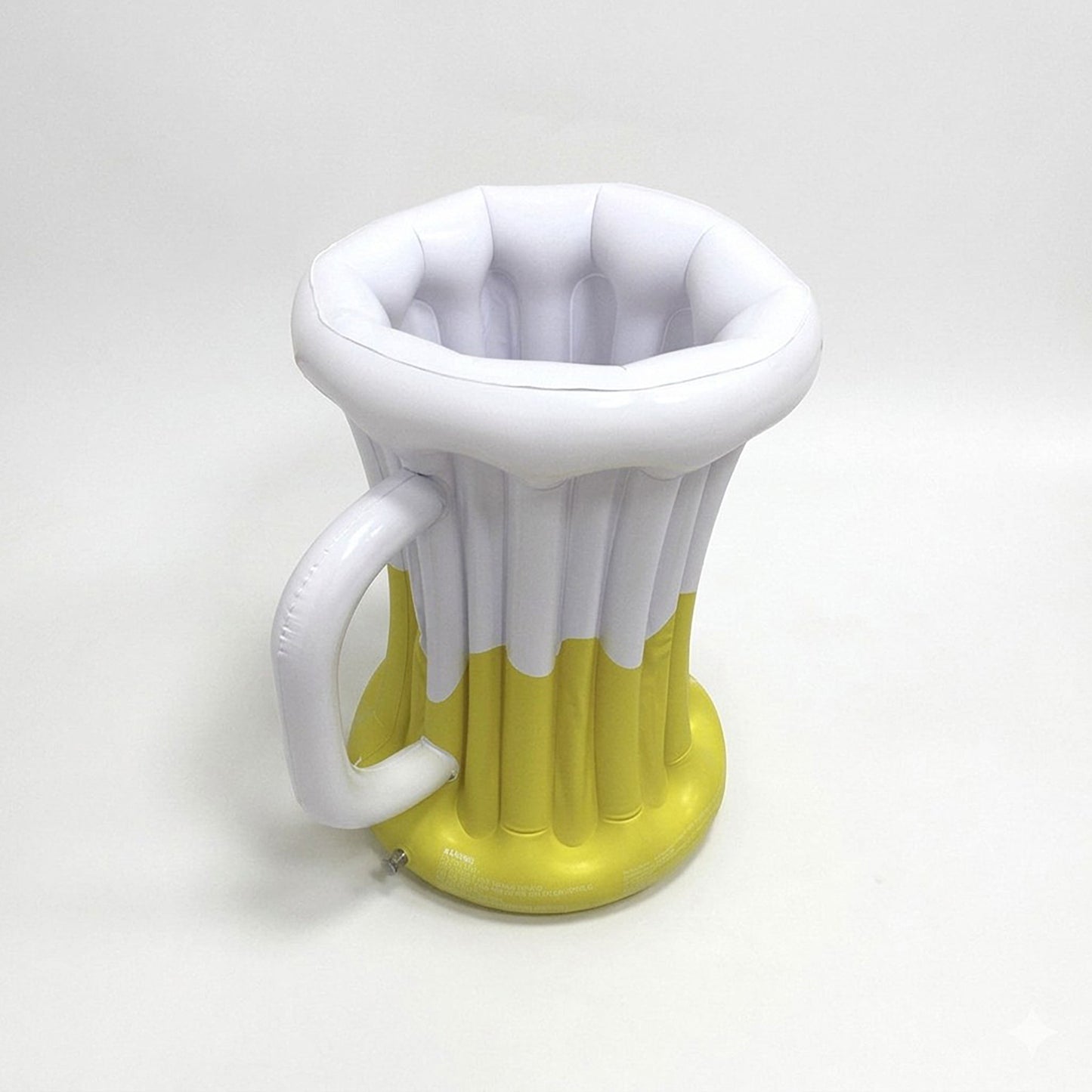 Inflatable Beer Mug Drink Cooler Ice Bucket Pool Party Beverage Cooler Floating Drink Holder