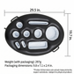Inflatable Pool Floating Drink Holder with Ice Bucket Food Tray Cup Holders Party Serving Tray