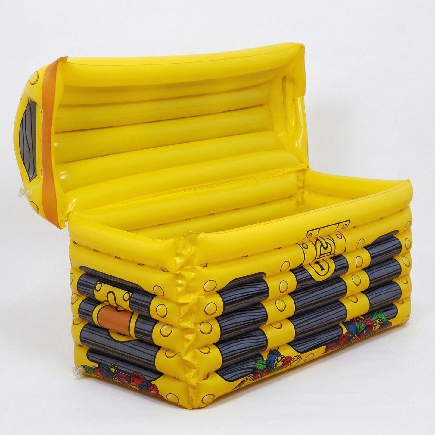 Inflatable Treasure Chest Ice Bucket Party Drink Cooler Beverage Cooler for Pool Parties
