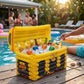 Inflatable Treasure Chest Ice Bucket Party Drink Cooler Beverage Cooler for Pool Parties