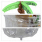 Inflatable Palm Tree Pool Ice Bucket Cooler Party Drink Tub Outdoor Beverage Cooler with Shade