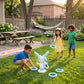 Inflatable Easter Bunny Ring Toss Game Kids Outdoor Toss Game with Rings Easter Party Yard Game