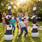 Inflatable Limbo Game Set with Adjustable Bar Backyard Party Outdoor Lawn Game for Kids and Family