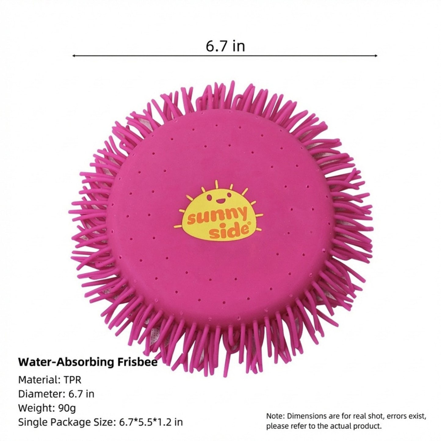 Water Splash Frisbee Disc Pool Toy Floating Splash Disc Outdoor Water Game for Kids and Adults
