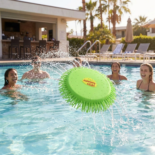 Water Splash Frisbee Disc Pool Toy Floating Splash Disc Outdoor Water Game for Kids and Adults