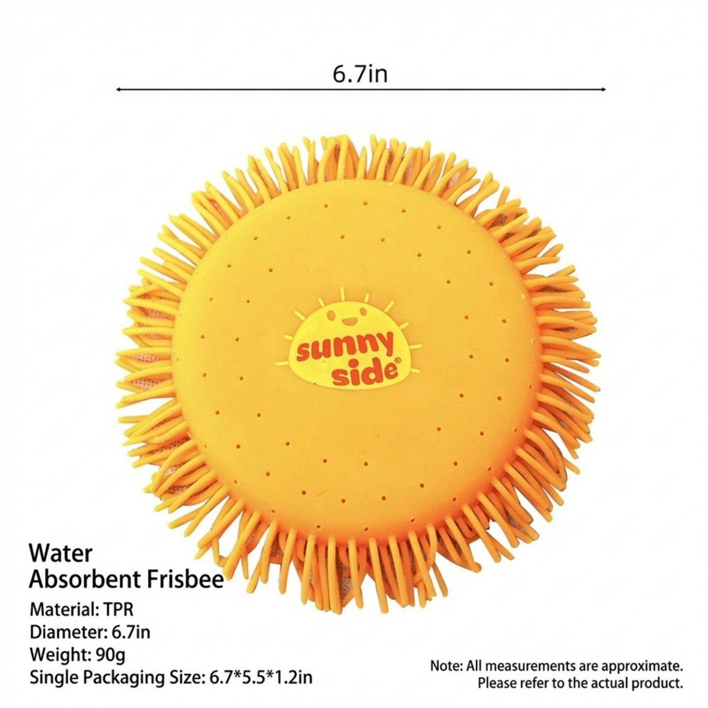 Water Splash Frisbee Disc Pool Toy Floating Splash Disc Outdoor Water Game for Kids and Adults