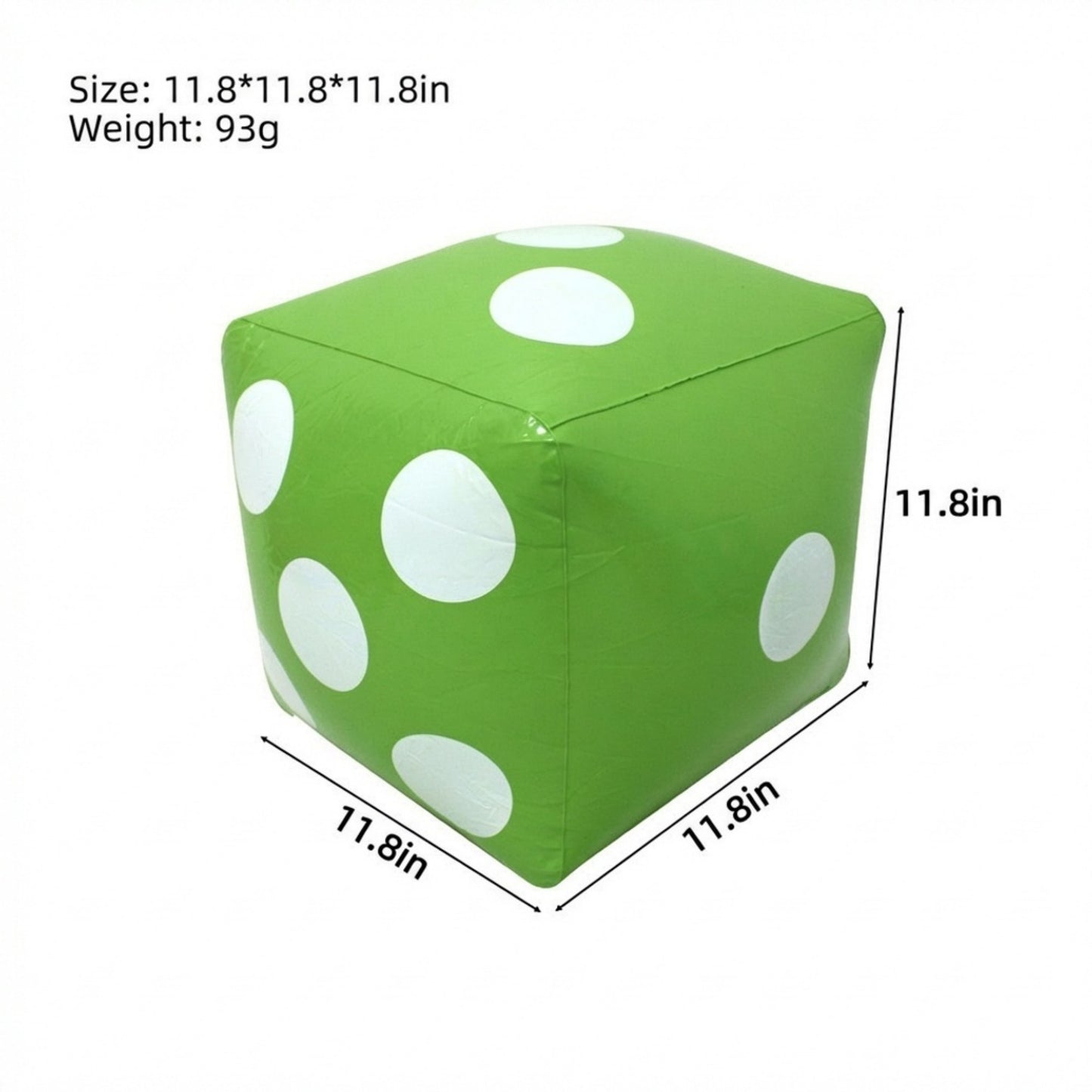 Inflatable Giant Dice Pool Toy Floating Dice Game Ball for Pool Parties and Water Games
