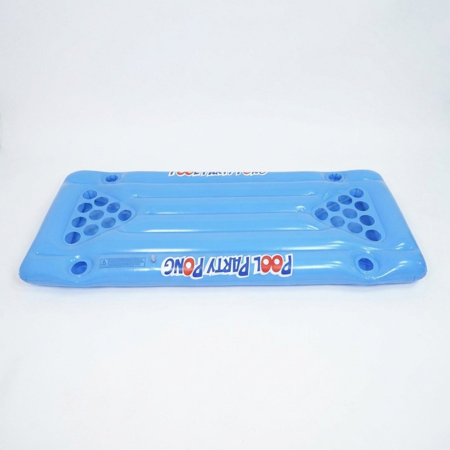 Inflatable Pool Party Pong Game Float with Cup Holders Floating Drinking Game for Pool Parties