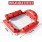 Inflatable Pool Hammock Float with Mesh Center and Pillow Headrest Floating Lounge