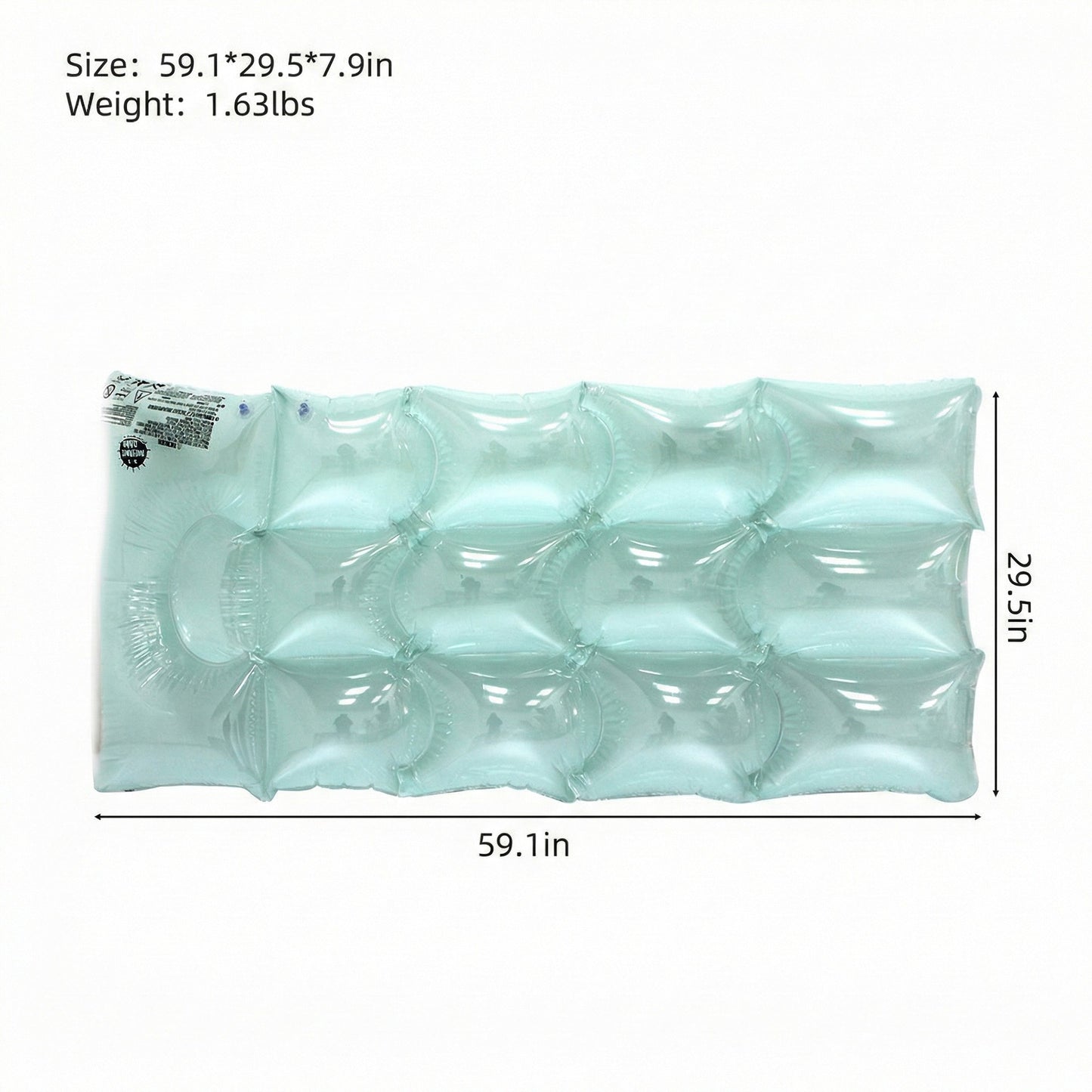 Inflatable Pool Float Lounger Water Raft Mat for Swimming Pool Beach and Lake