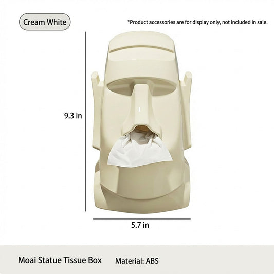 Modern Face Tissue Box Holder Decorative Desk and Home Accent
