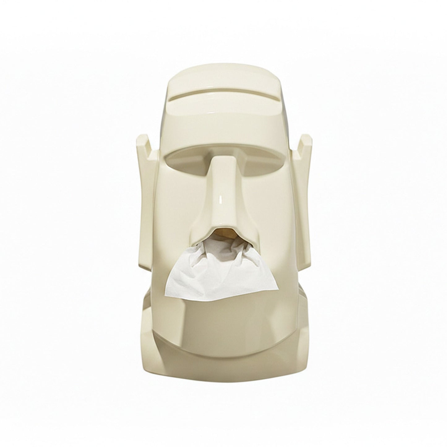 Modern Face Tissue Box Holder Decorative Desk and Home Accent