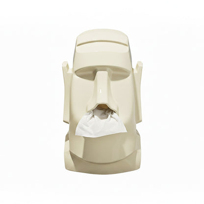 Modern Face Tissue Box Holder Decorative Desk and Home Accent