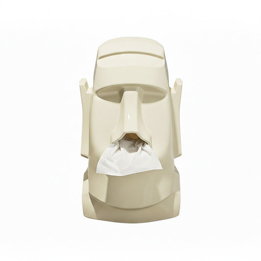 Modern Face Tissue Box Holder Decorative Desk and Home Accent