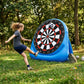 Inflatable Soccer Dart Board Game Giant Kick Dart Target with Sticky Ball Outdoor Lawn Sports Game